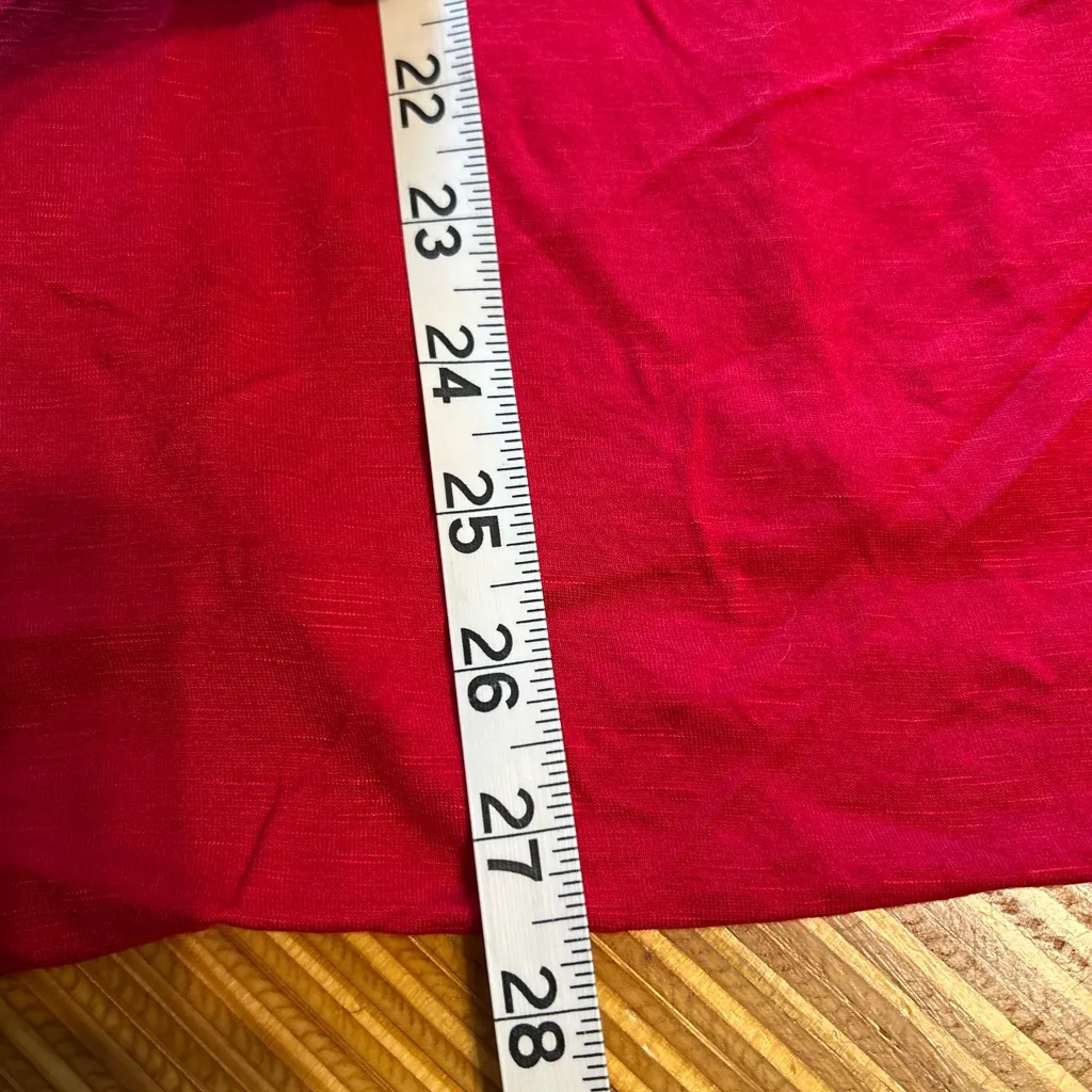 Westport Red Women's Blouse with Crochet Detail - Image 7