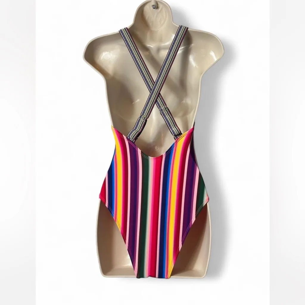 ‎Rainbow One Piece Swimsuit Purple - Image 3