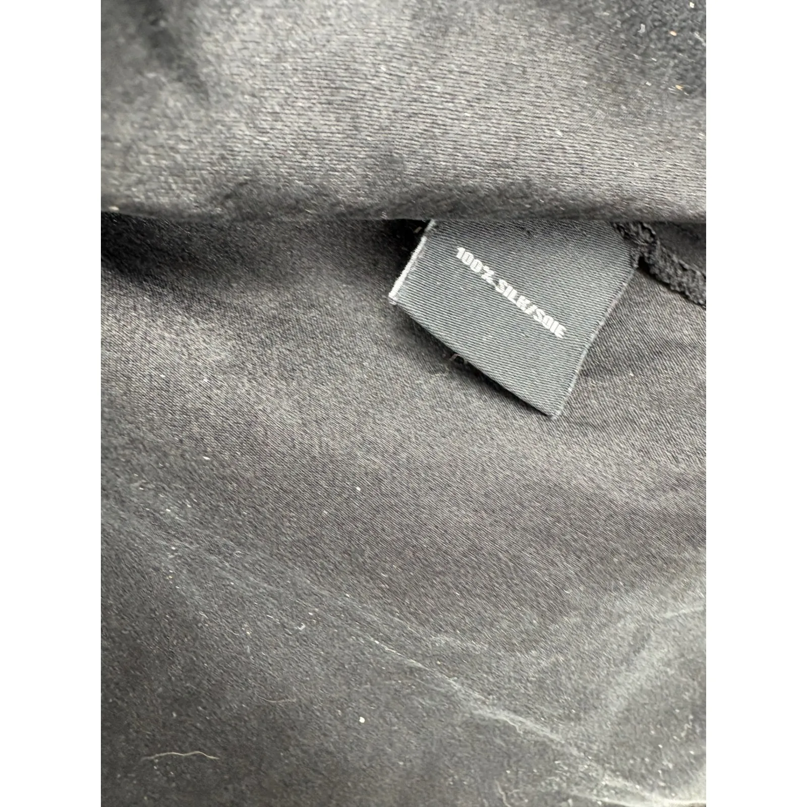 Lafayette 148 New York Black Sleeveless Silk Sheath tank top Size 16 Size L - Image 3