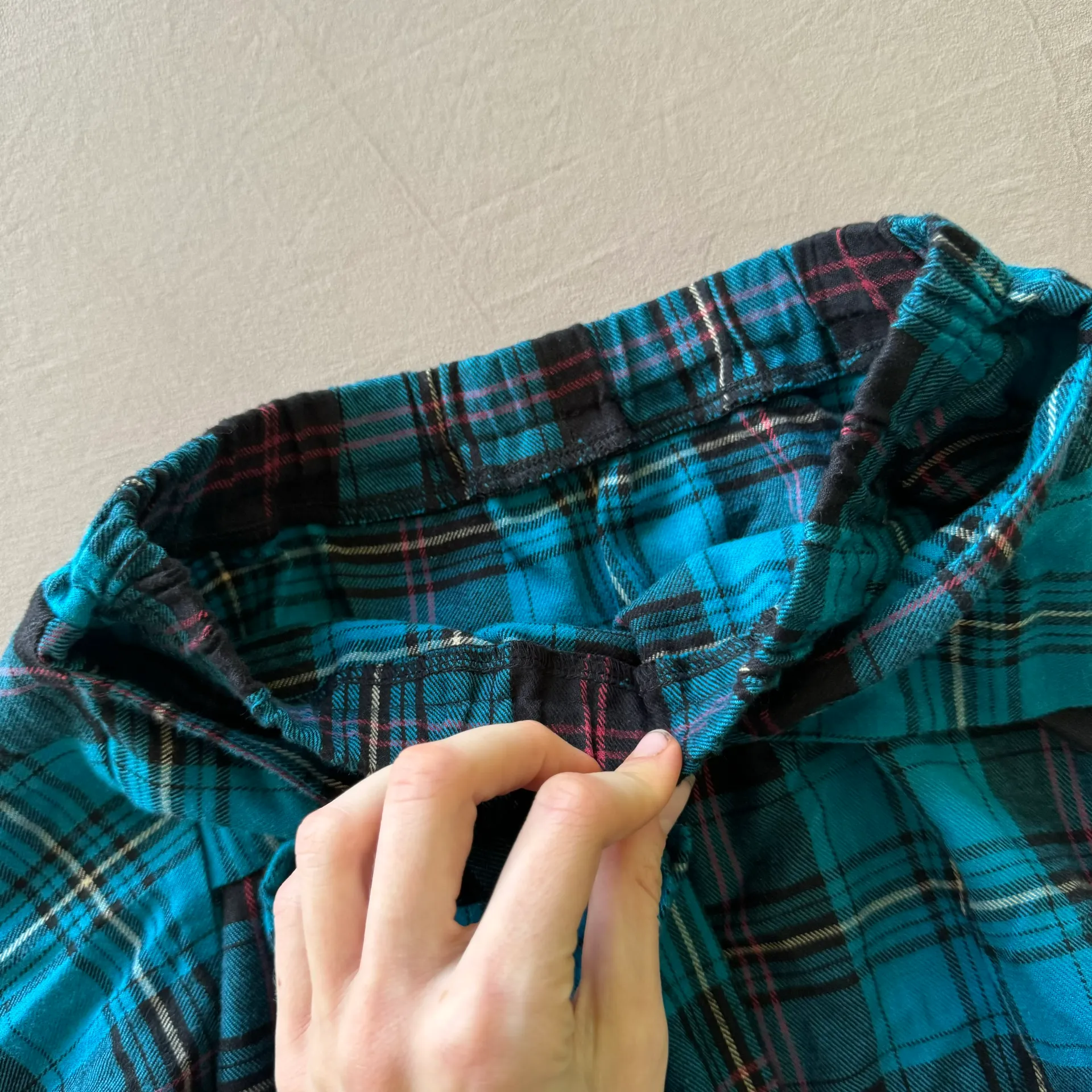 Gothic Mini Plaid Pleated Skirt Blue Size XS - Image 11