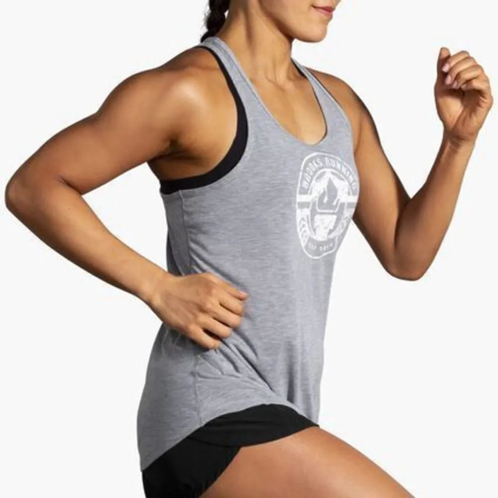 ✨Brooks Distance Graphic Navy Sz Large Tank✨ - Image 4