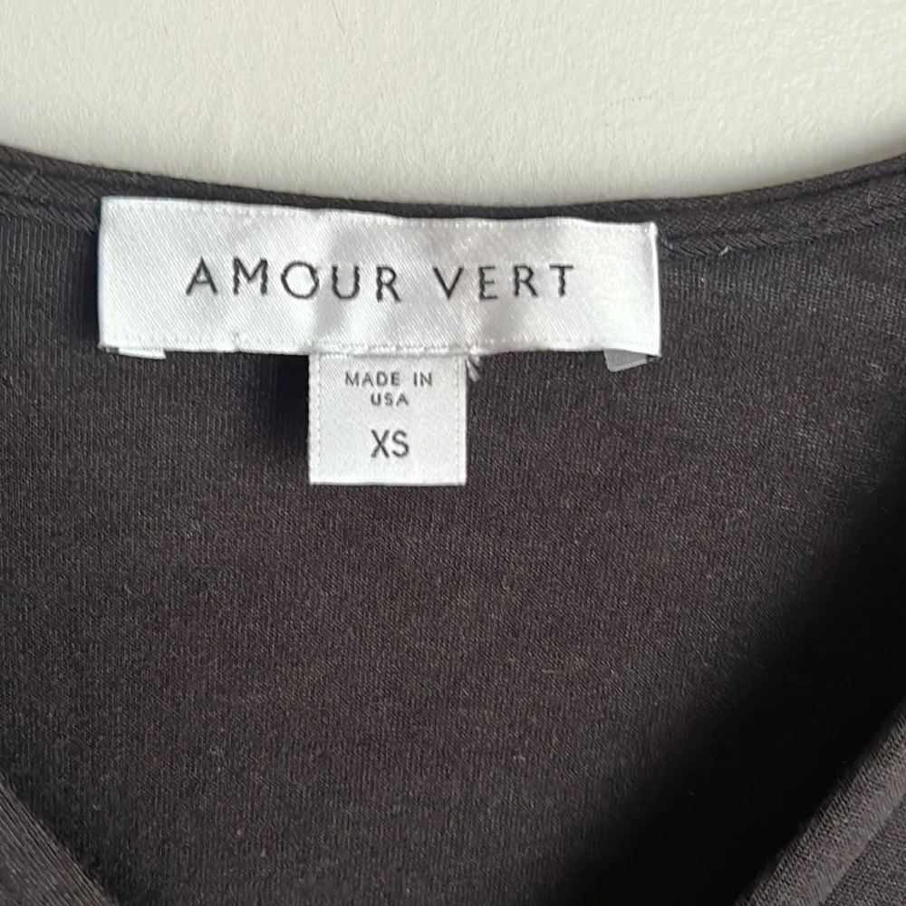 amour vert knotted top black - Image 5