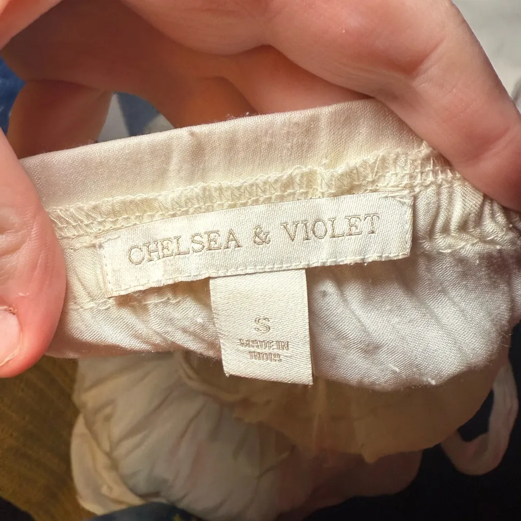 Chelsea & Violet Cream Ruffled Mini Dress - Image 2