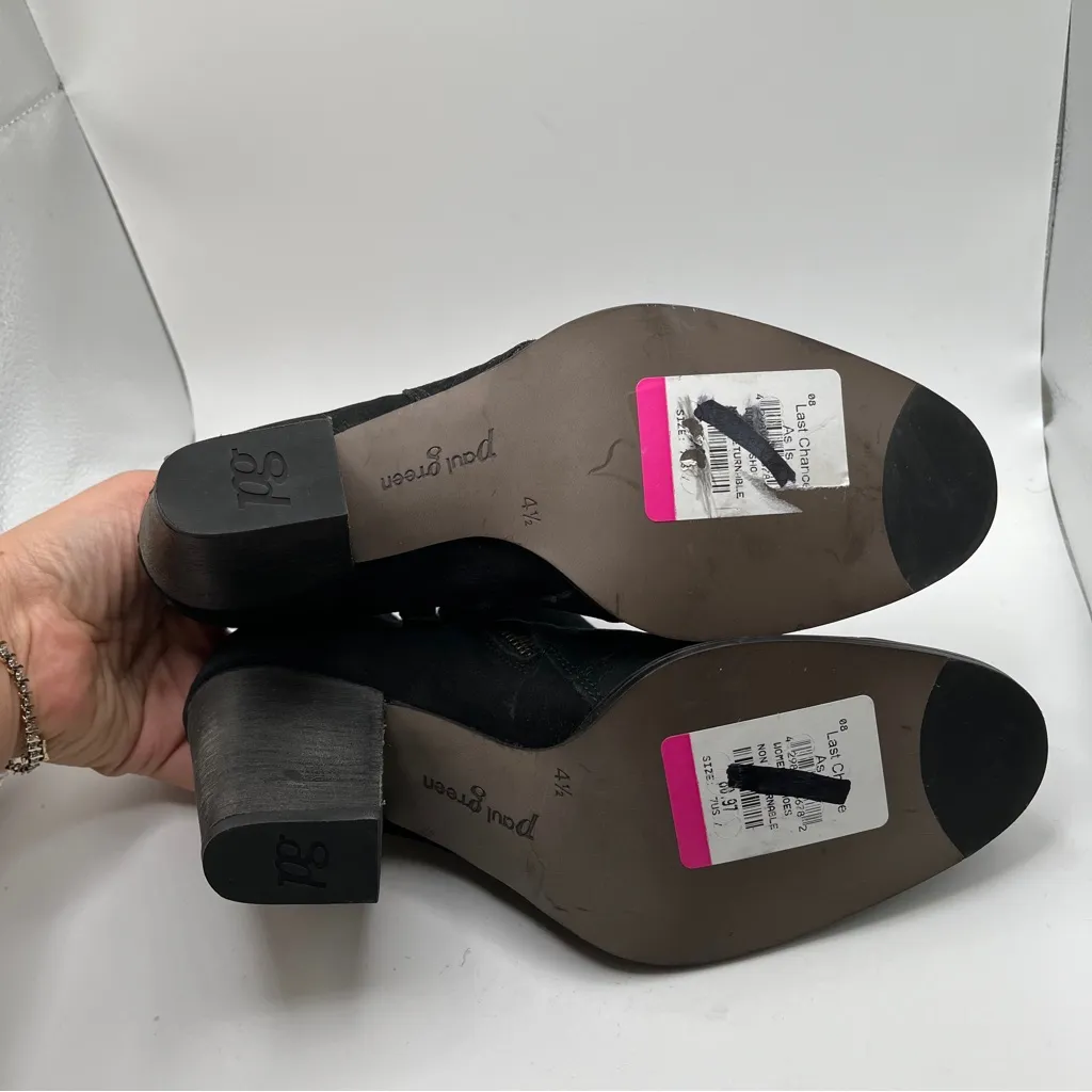 NWOB Paul Green Malibu Zip High Heel Ankle Booties, Black 4.5UK/7US MSRP$$398 - Image 8