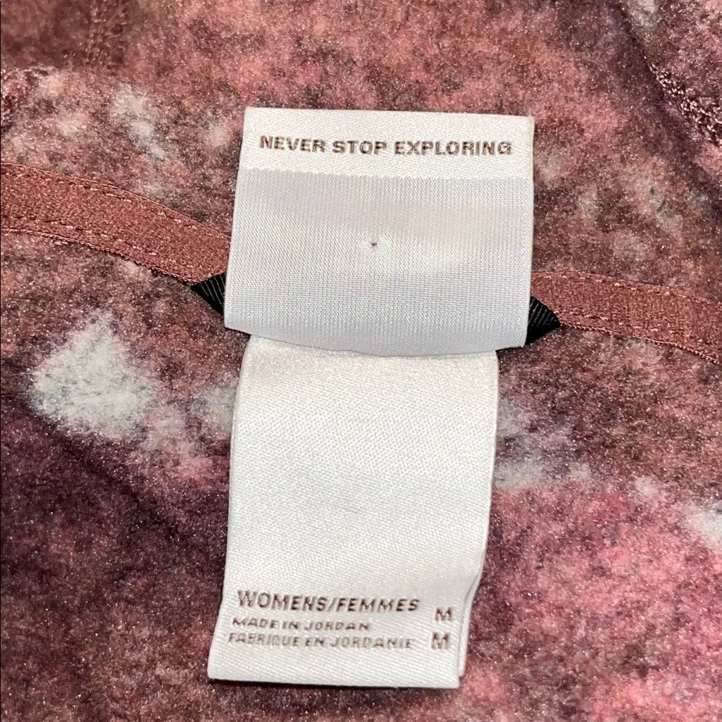 THE NORTH FACE Women's Printed Crescent Hooded Pullover Fleece Sz Medium - Image 9