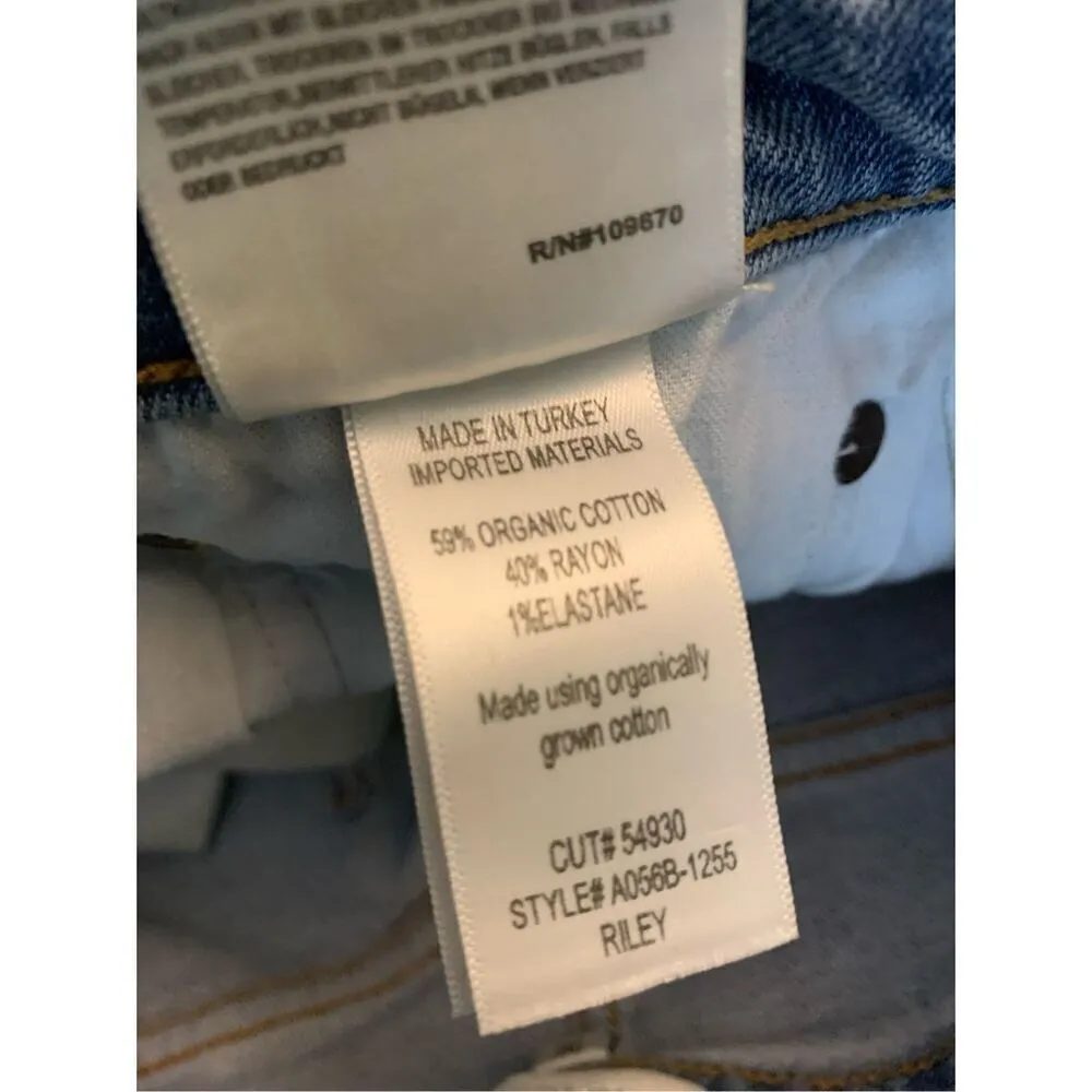 AGOLDE Riley Jeans High Rise Straight Crop A056B-1255 women's size 30 - Image 7