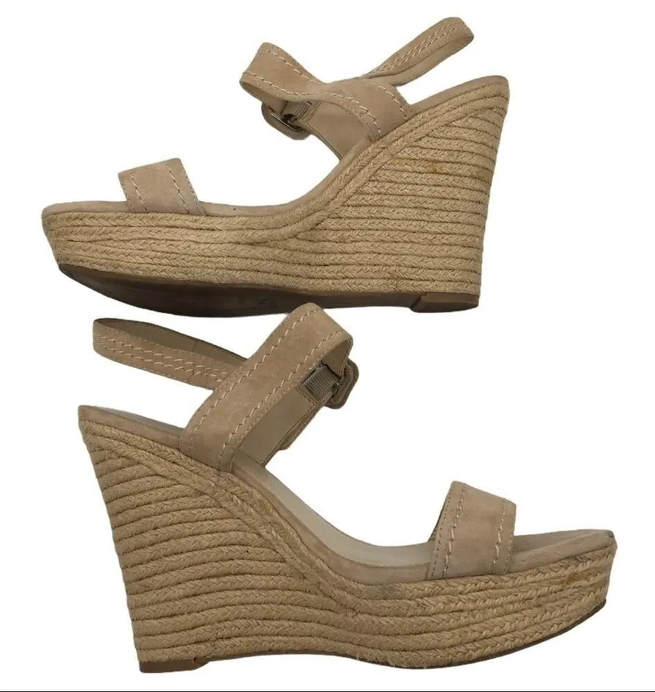 Marc Fisher Hipiee2 Suede Wedge Sandals - 9.5 - Image 7