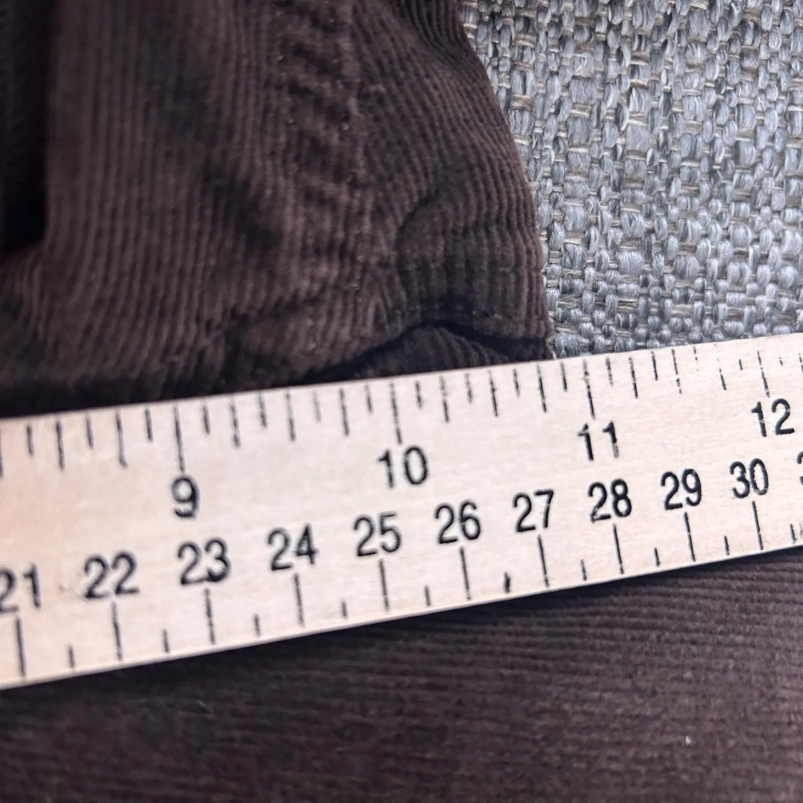 Womens Corduroy Pants Size 8 Chocolate Brown‎ Bootcut Flared Fall Warm Cozy - Image 10