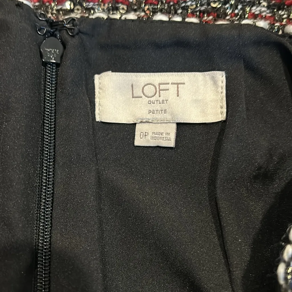 3/$15 LOFT sparkly tweed skirt - Image 5