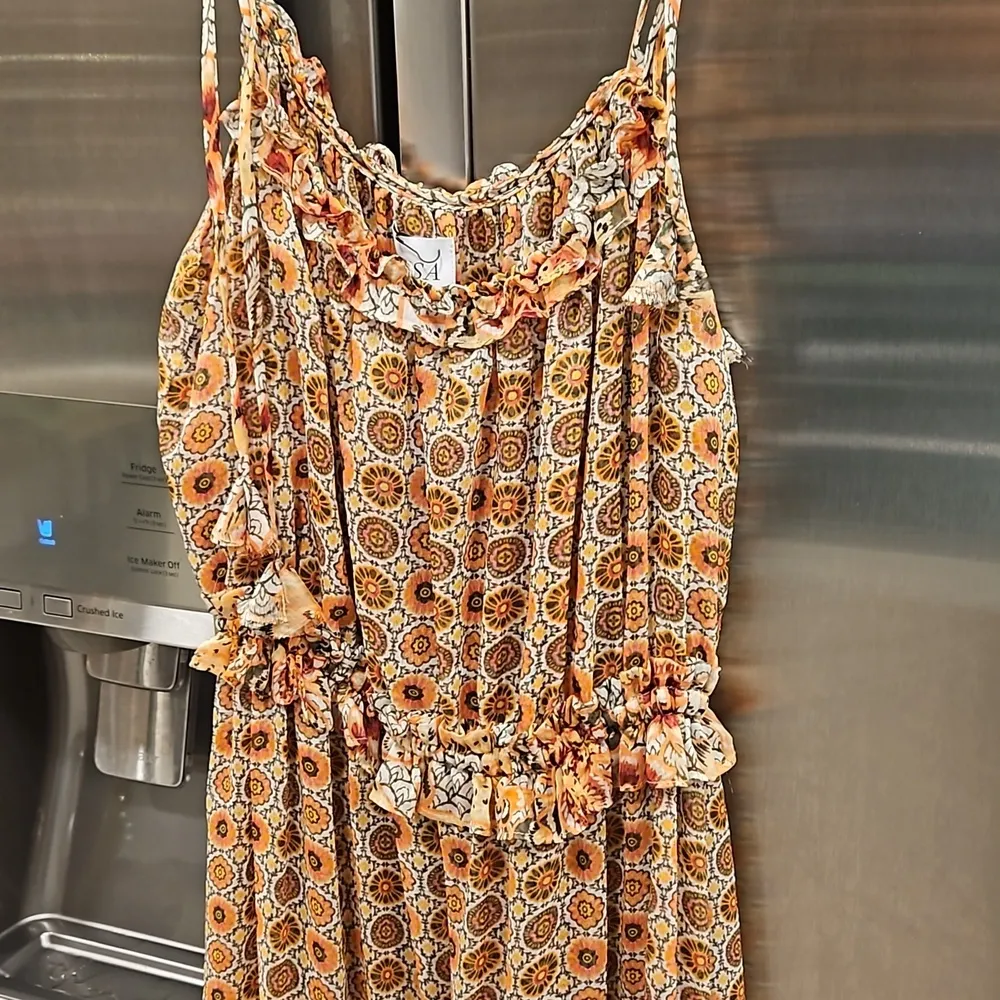 💕MISA LOS ANGELES💕 Nati Dress ~ Flora Tile Mix Medium M NWOT - Image 11