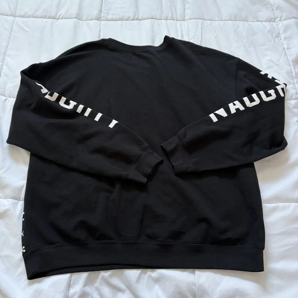 The Grinch Black Sweater Womens Pullover Dr. Seuss Santa Christmas Holiday - Image 6