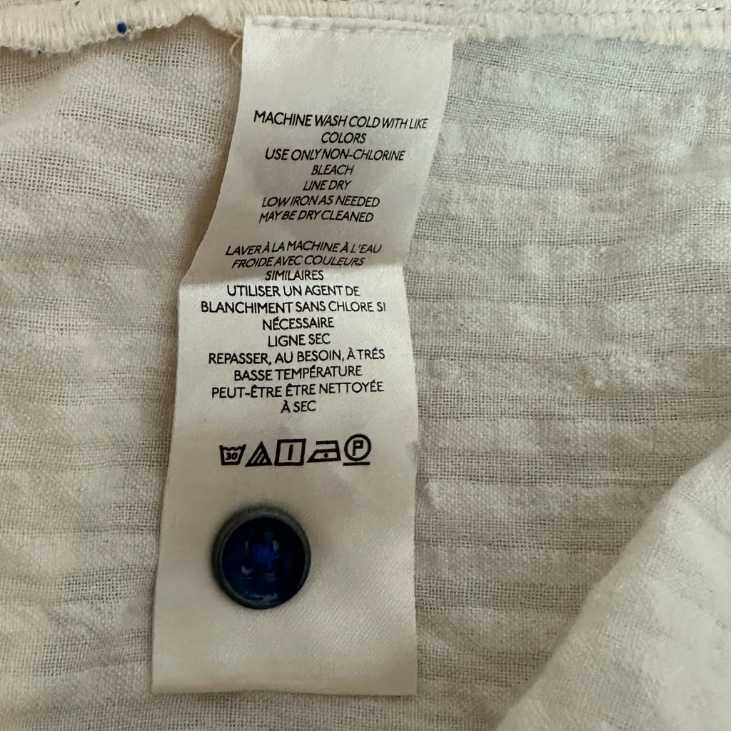 We The Free by Free People Embroidered Peasant Top – Small - Image 5