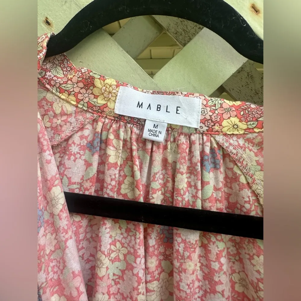 Mable floral midi dress Pink Size M - Image 3