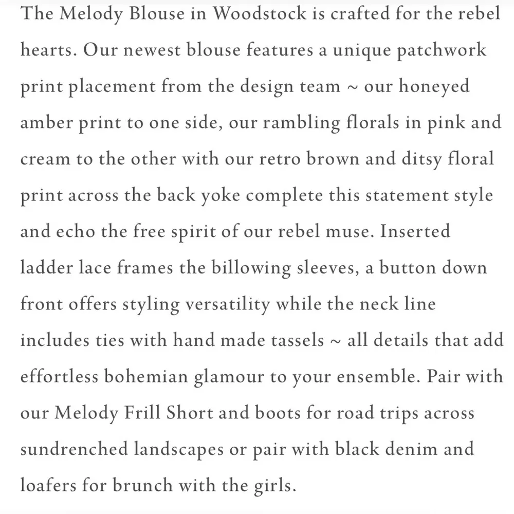 Spell Melody blouse in Woodstock EUC Brown - Image 11