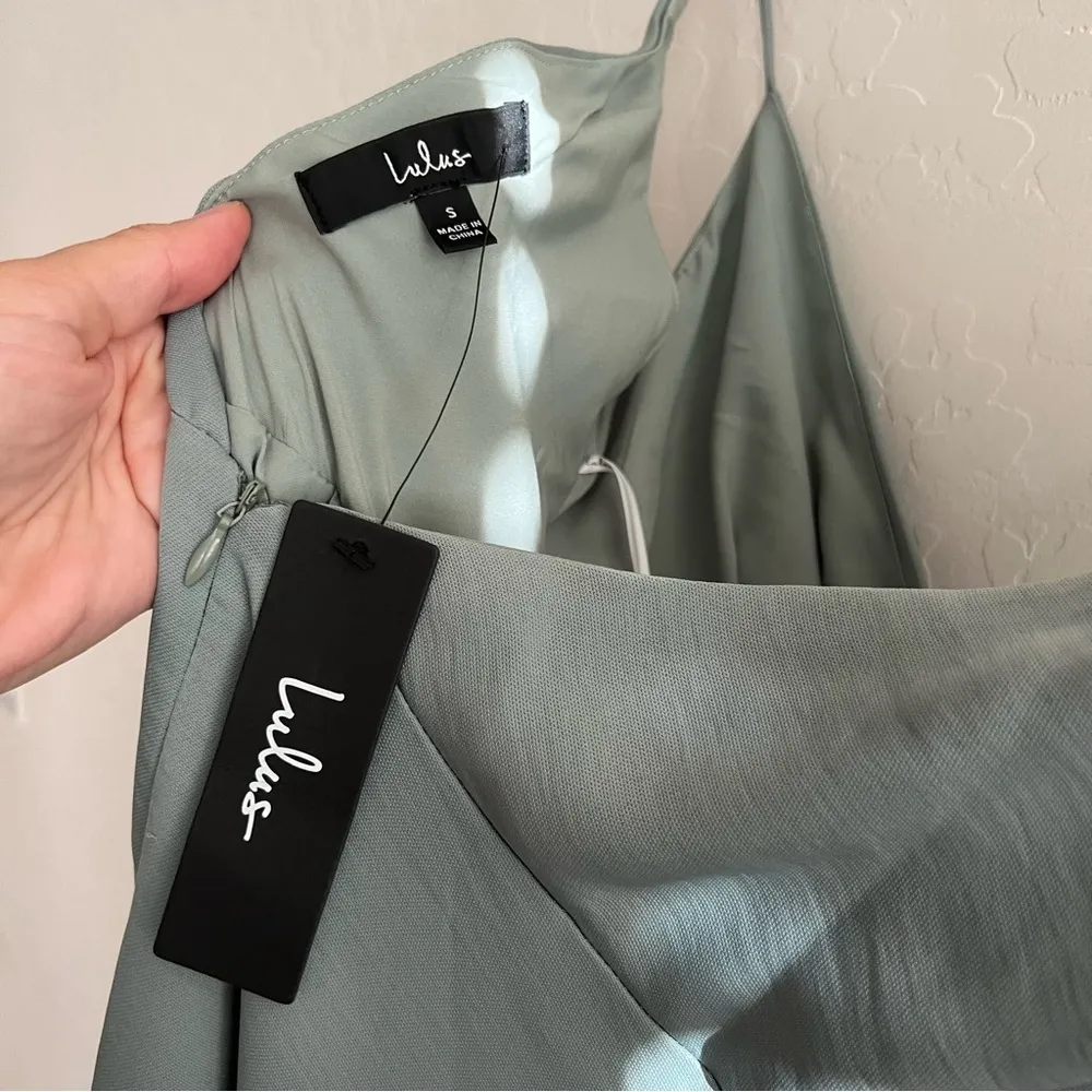 Lulus Sage Green Maxi Dress - Image 7