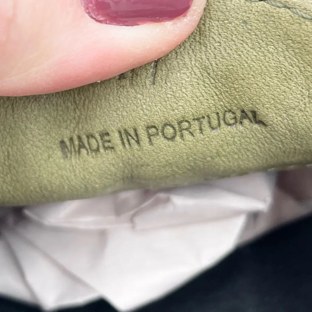 Sole Terra Lotus 2.0 Shoes Women's Size 41 US 10 Olive Green Leather Portugal - Image 4