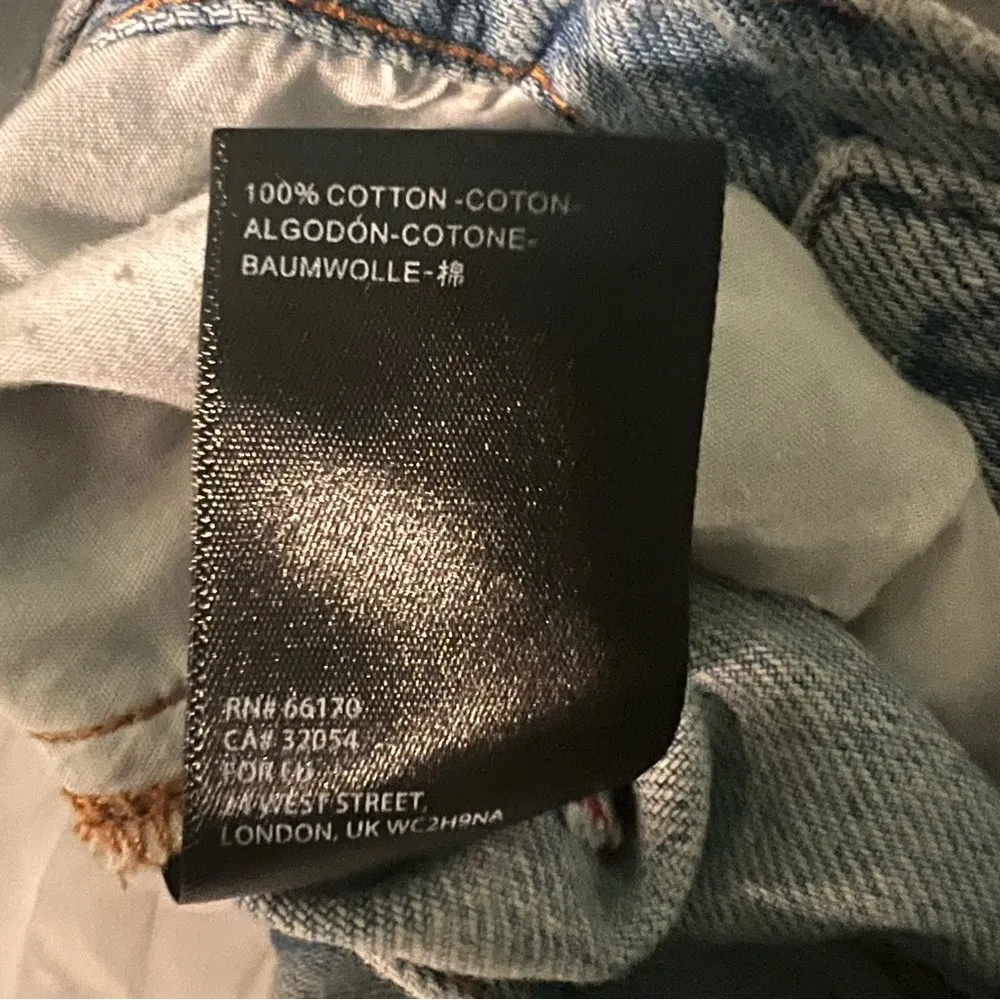 BDG High-Waisted Slim Straight Jean Floral Patchwork Size 27 - Image 9