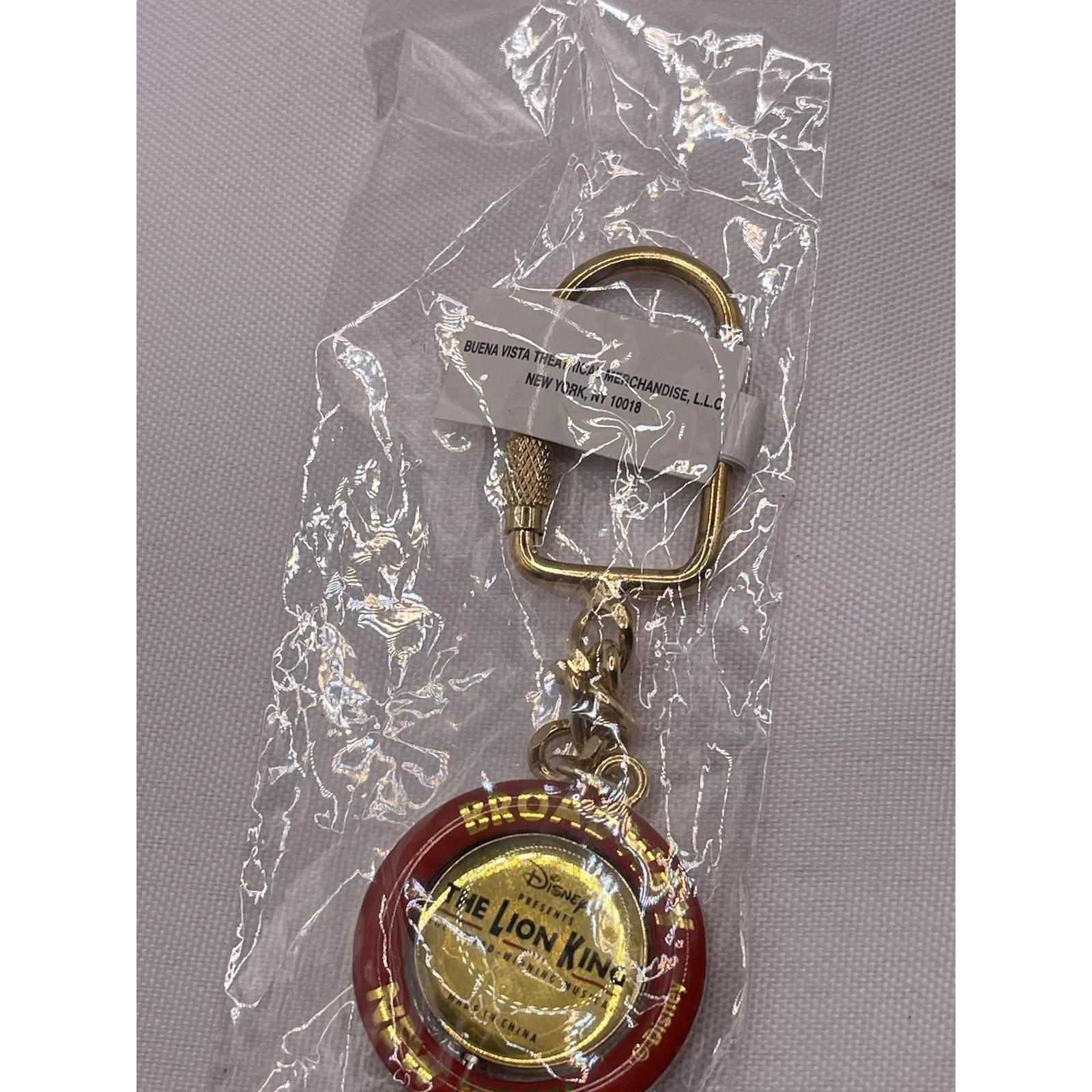 Disney's "Lion King" Broadway Musical‎ Key Chain/Key Ring **NEW* - Image 2