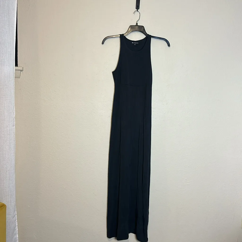 Athleta Santorini Maxi Dress Granite‎ X-Small - Image 4
