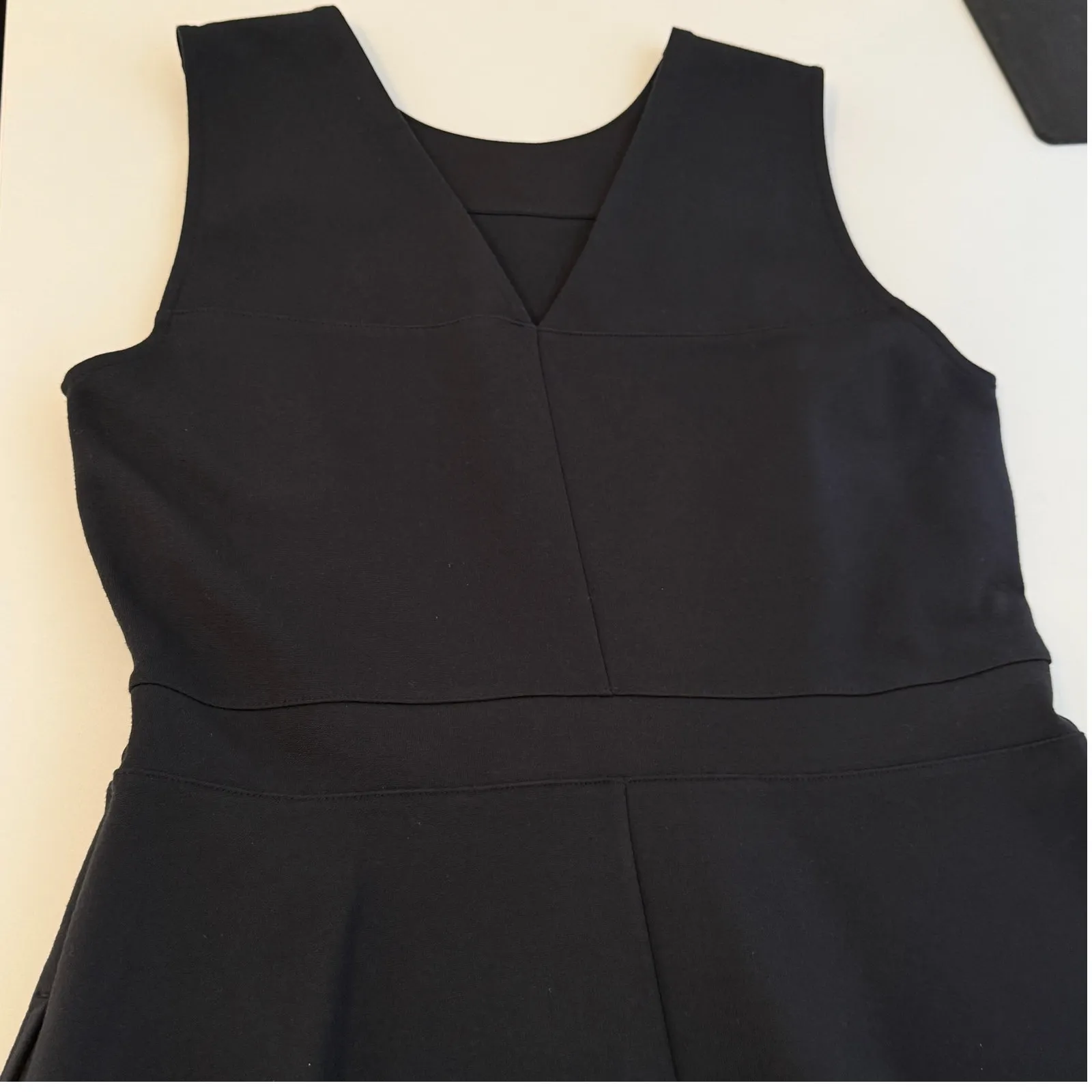 Lands End Sleeveless Fit & Flare Midi Dress Sz 8 Academia Witchcore Jumper Style - Image 4