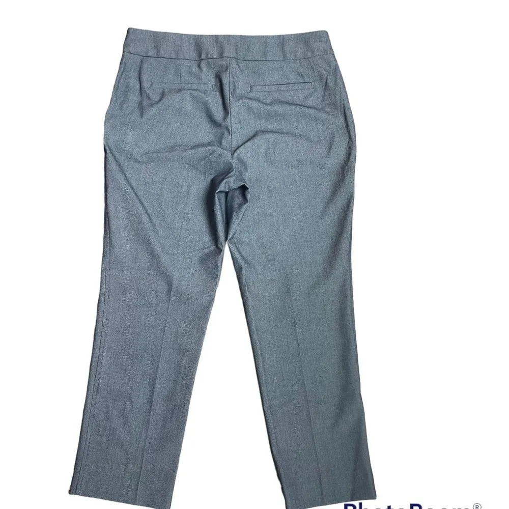 Loft Ann Taylor Loft Womens Marisa Pants Gray Stretch Blend Trouser 8P - Image 3