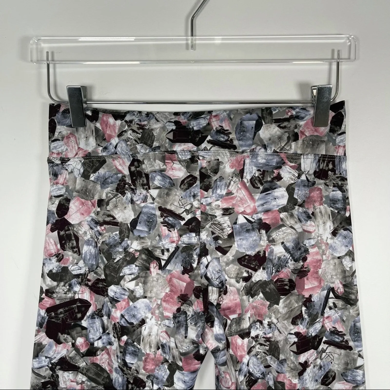 LIVE THE PROCESS Cropped Leggings Athletic Sport M Gray Size M - Image 6