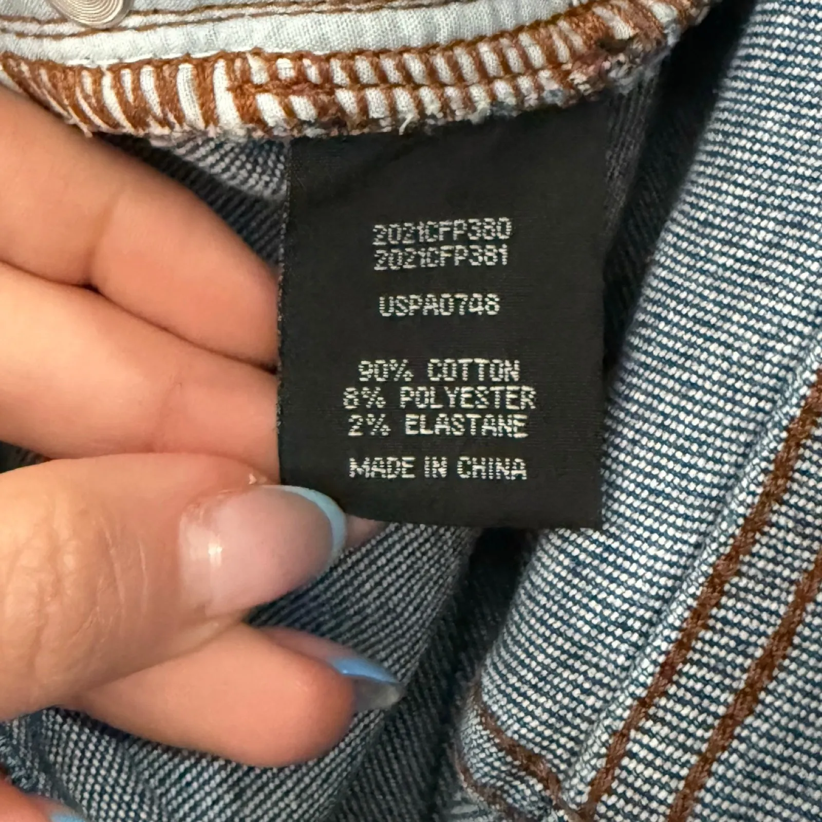 Universal Standard Riviera Classic Blue Med Wash High Rise Skinny Jeans size 10 - Image 9