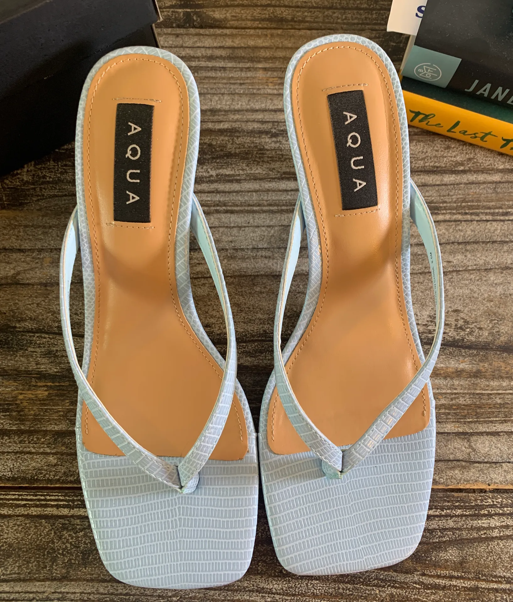 AQUA Elsie High Heel Thong Sandal - Image 3