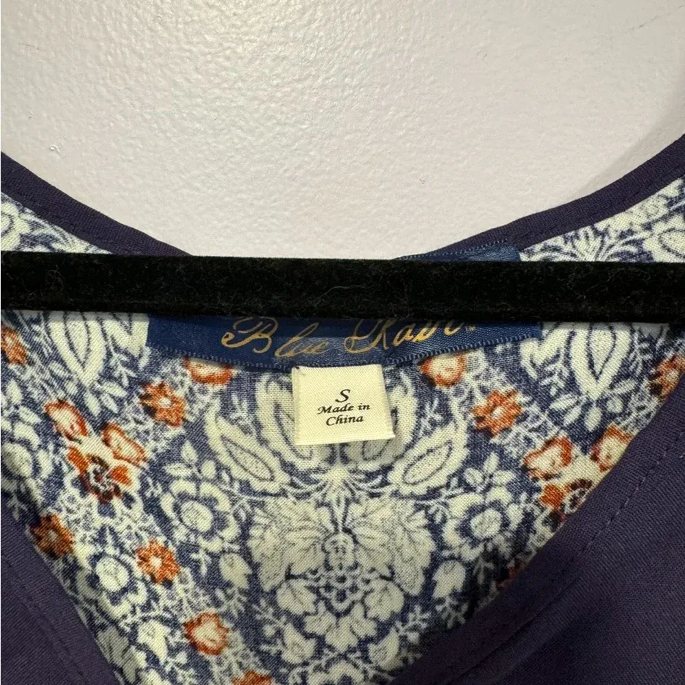 Blue Rain  peasant‎ top - Image 2