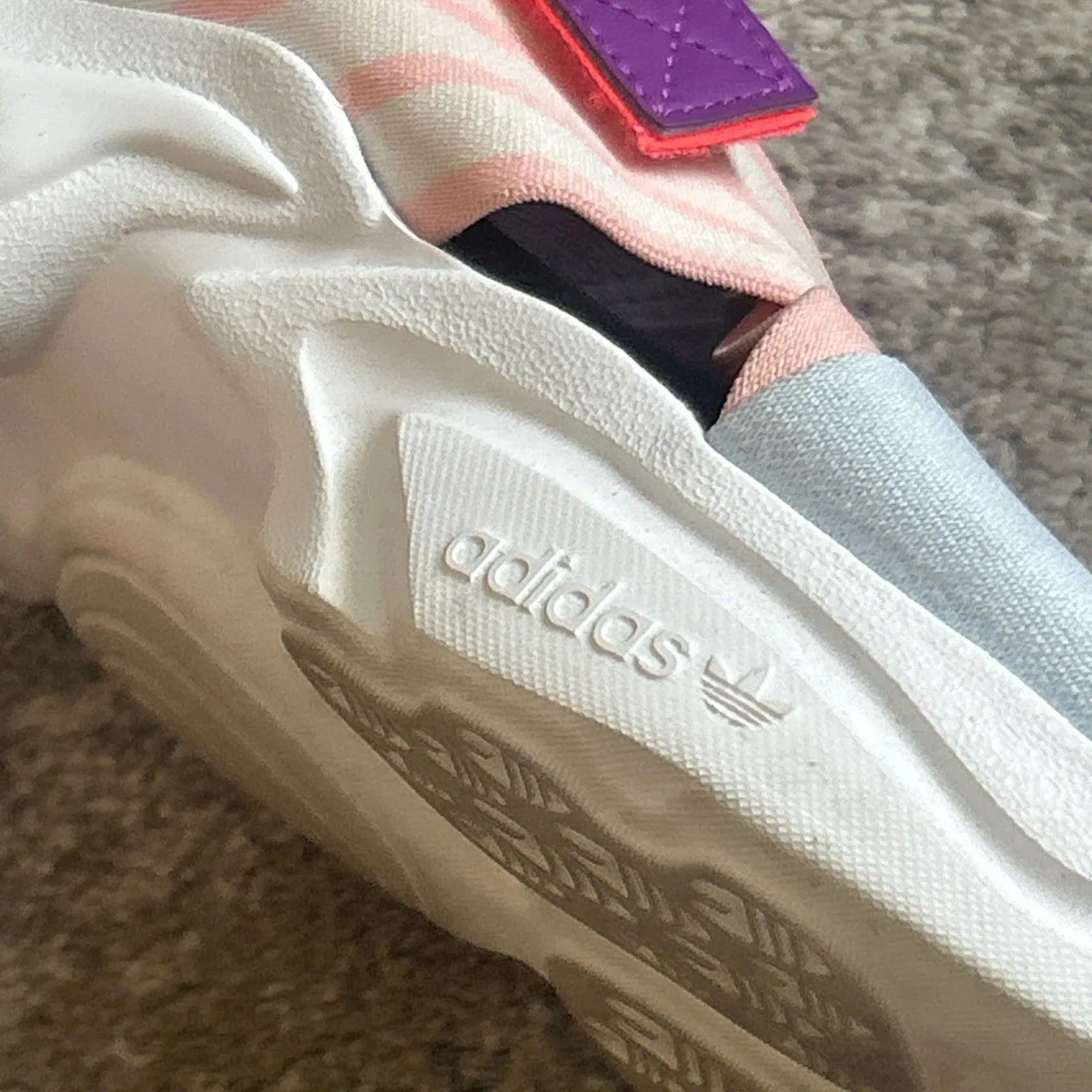 Adidas Magmur Sandals Womens 6 Pink Neon Colorful Strappy Athletic Hook & Loop - Image 8