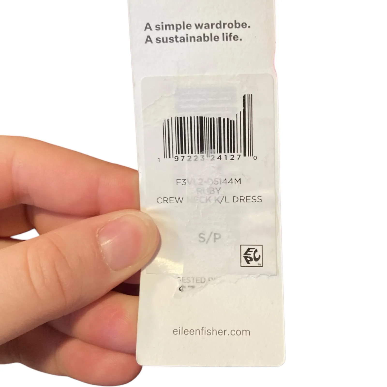 Eileen Fisher The System Ruby Red Silk Velvet Dress Womens Sz Small Knee Length - Image 8