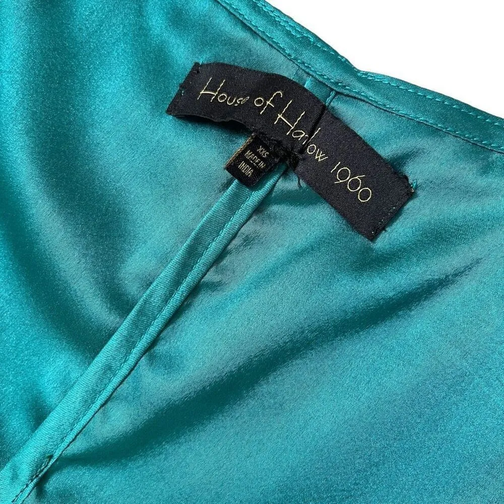 House of Harlow 1960 x REVOLVE Vaida‎ Mini Dress in Teal Floral Multi Green Size XXS - Image 6