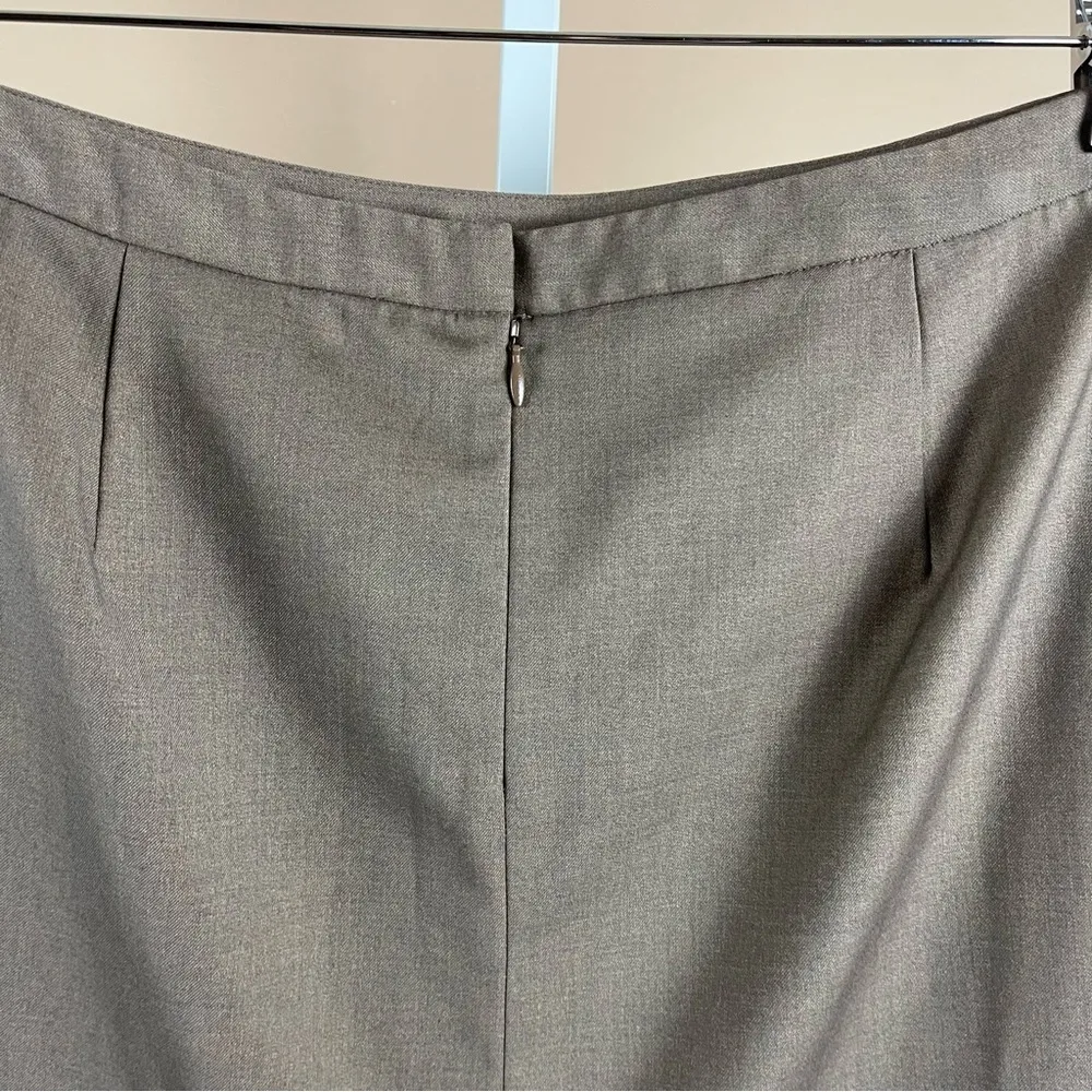GAP Womens Size 10 Stretch Neutral Brown Minimalist Pencil Skirt Career Office - Image 7