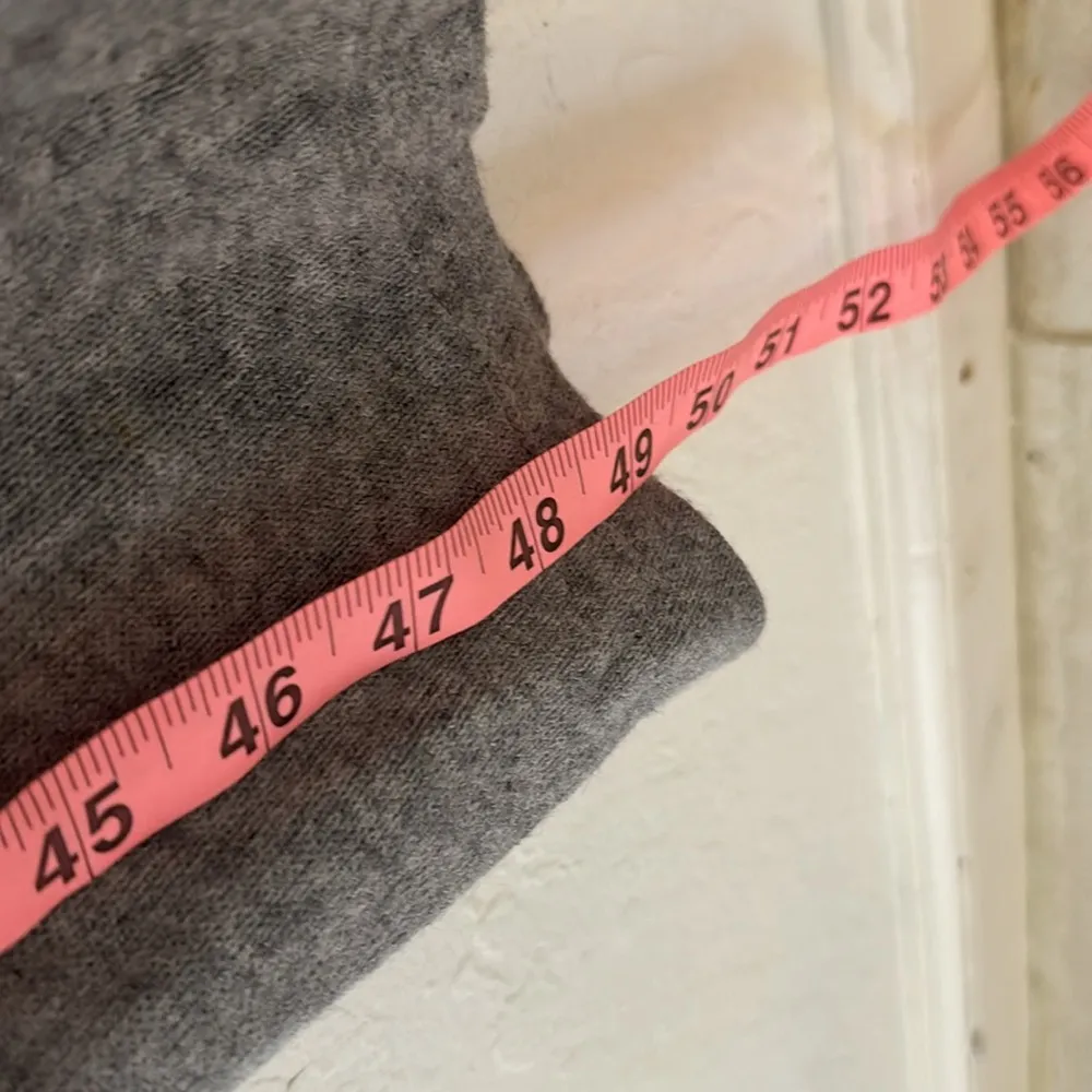 Banana Republic Gray Fine Knit Viscose Rayon Midi Maxi Slit Dress XS - Image 7