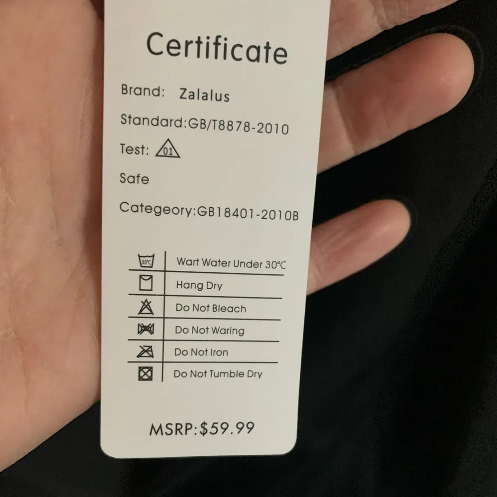 NEW with Tags Elegant Black One-Shoulder Dress Size L Zalalus $60 Retail - Image 7