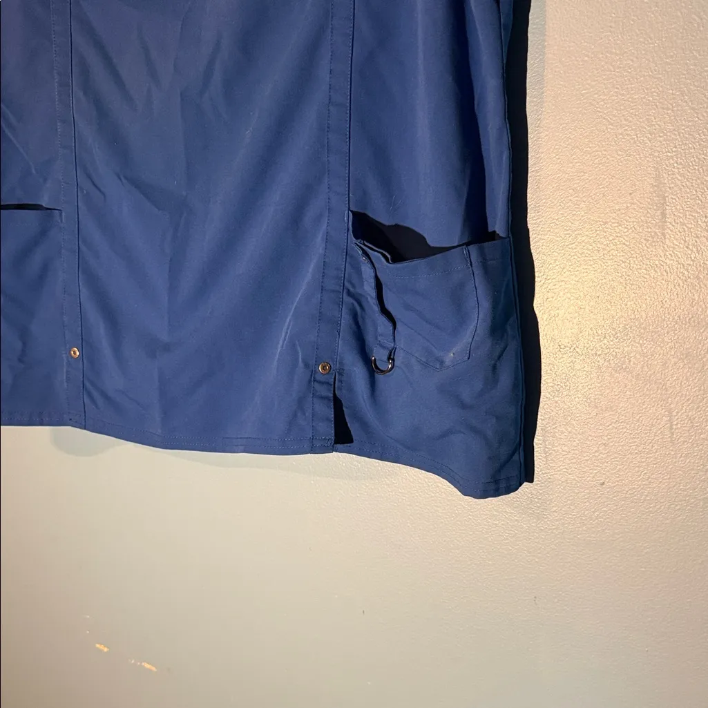 Dickies Classic Blue Scrub Top 2X - Image 2