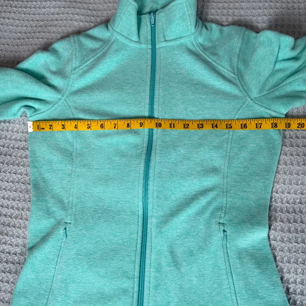 NWT Duluth Trading Frost Lake Fleece Full Zip Jacket Womens XS Extra Small Green - Image 6