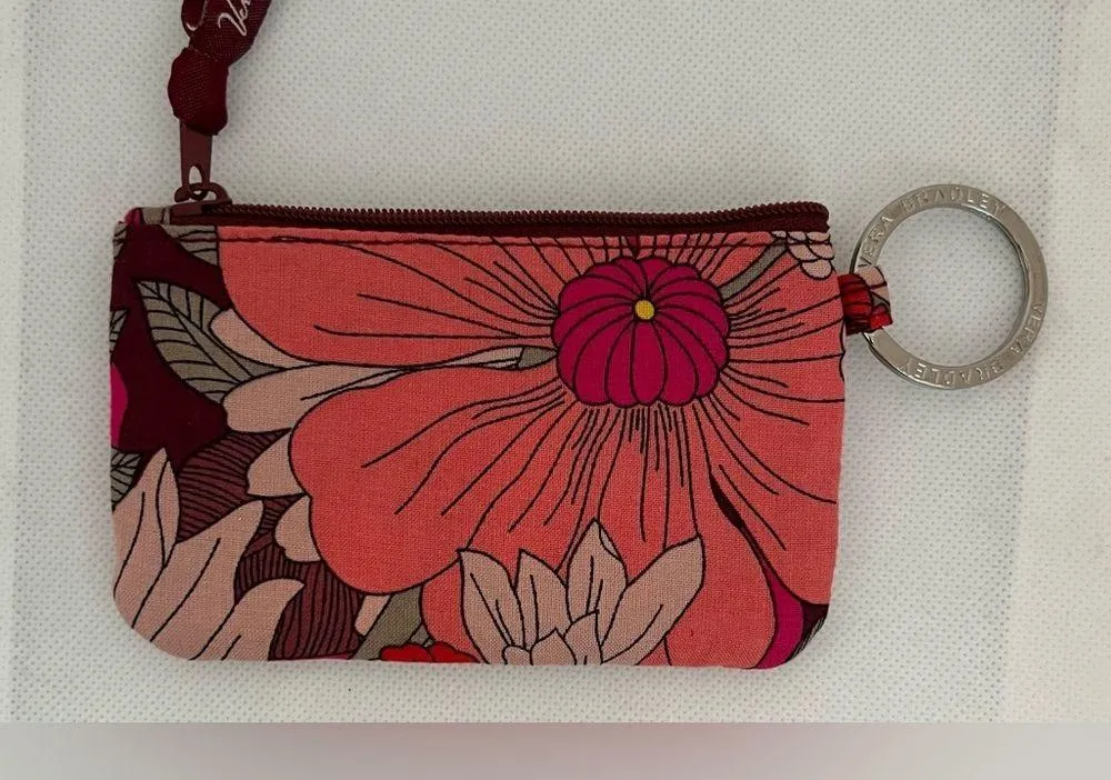 Vera Bradley RETIRED:  | Bohemian Blooms ladies ID case, key ring. - Image 2