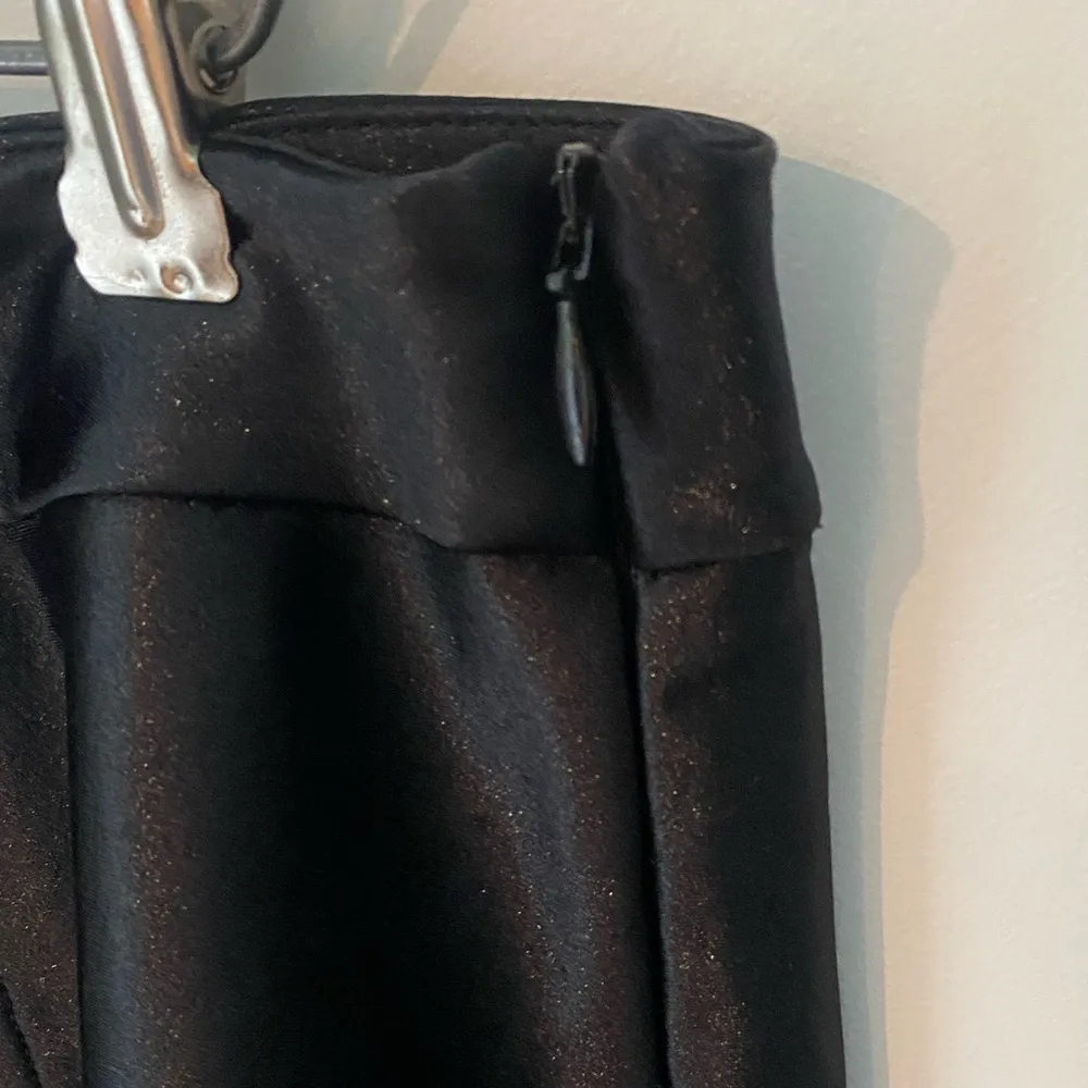 COS High-Shine Satin Black Mini Skirt Women’s Medium Going Out Club Party Goth - Image 7