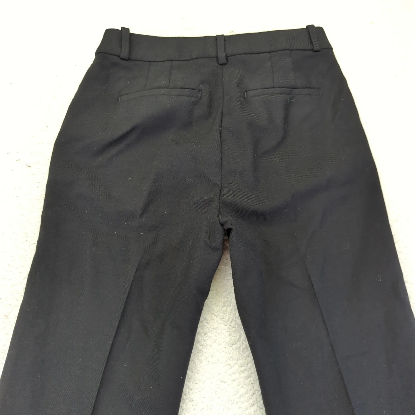 Banana Republic Black 100% Wool Dress Pants Womens Size 8 Tailored Career 773524 - Image 5