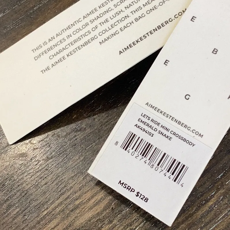 Aimee Kestenberg Green Snake Embossed Leather Crossbody Bag with Silver Hardware - Image 12