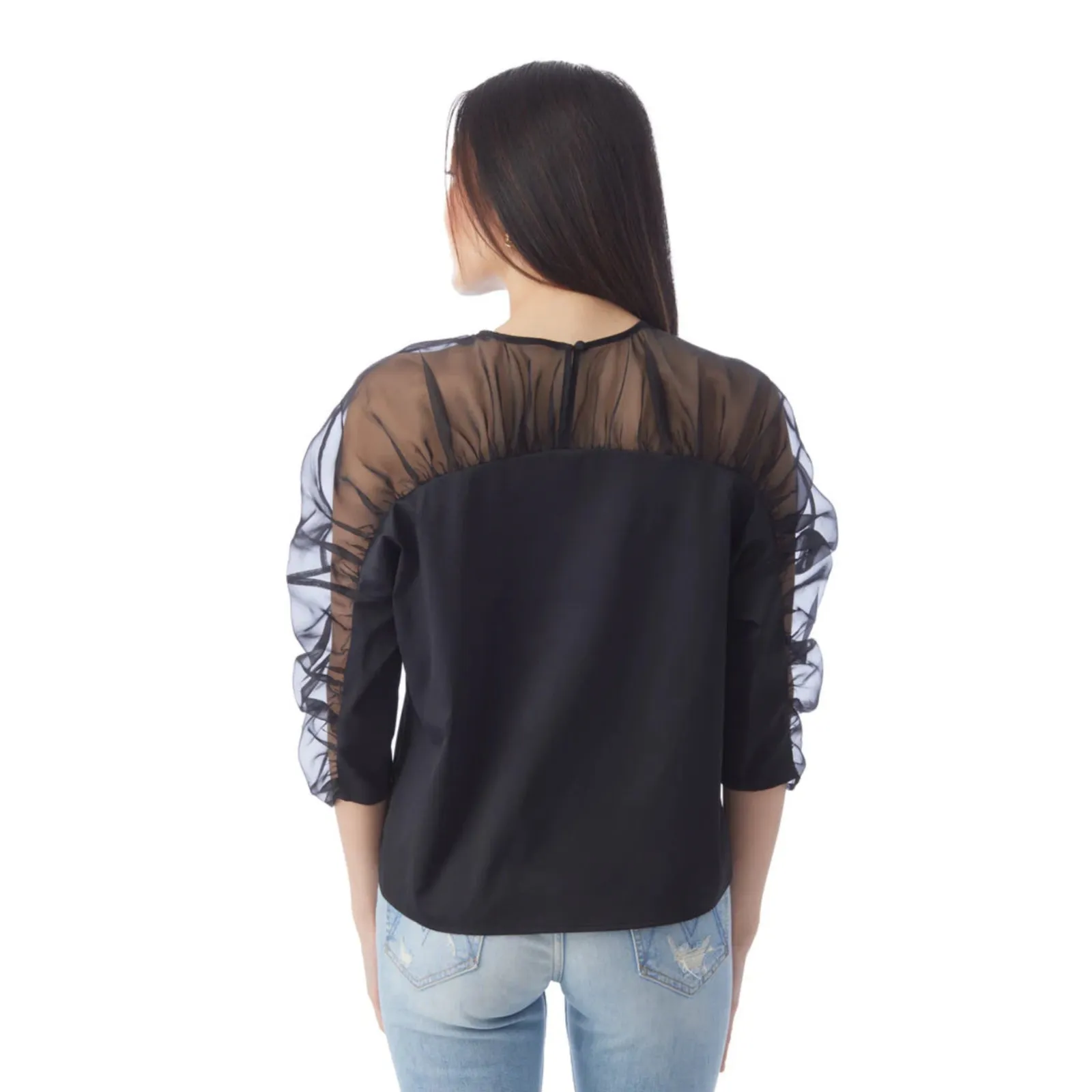 CROSBY‎ Faye Top - Black size Large - Image 3