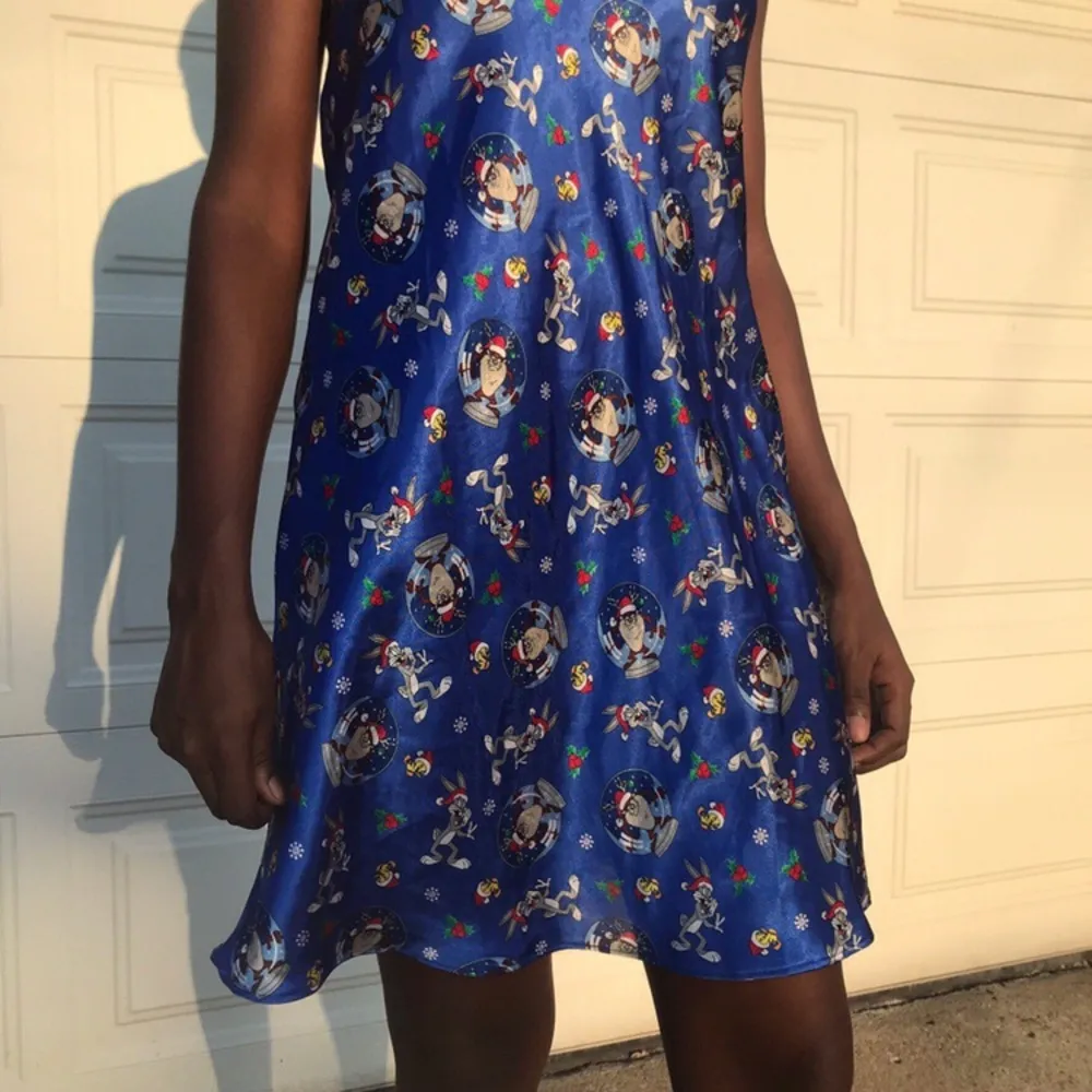 Looney tunes Christmas slip dress Women’s S small - Image 3