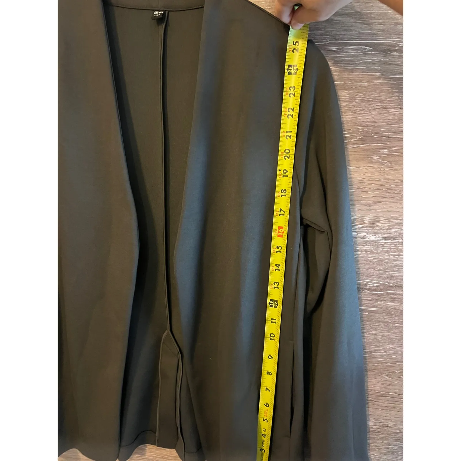 Uniqlo women cardigan size small minimalist dark gray career classic office - Image 6