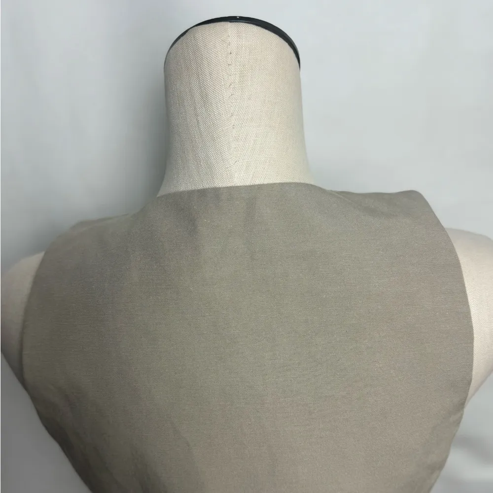 Zara Stylish Beige Vest with Button Detail XS NWT - Image 7