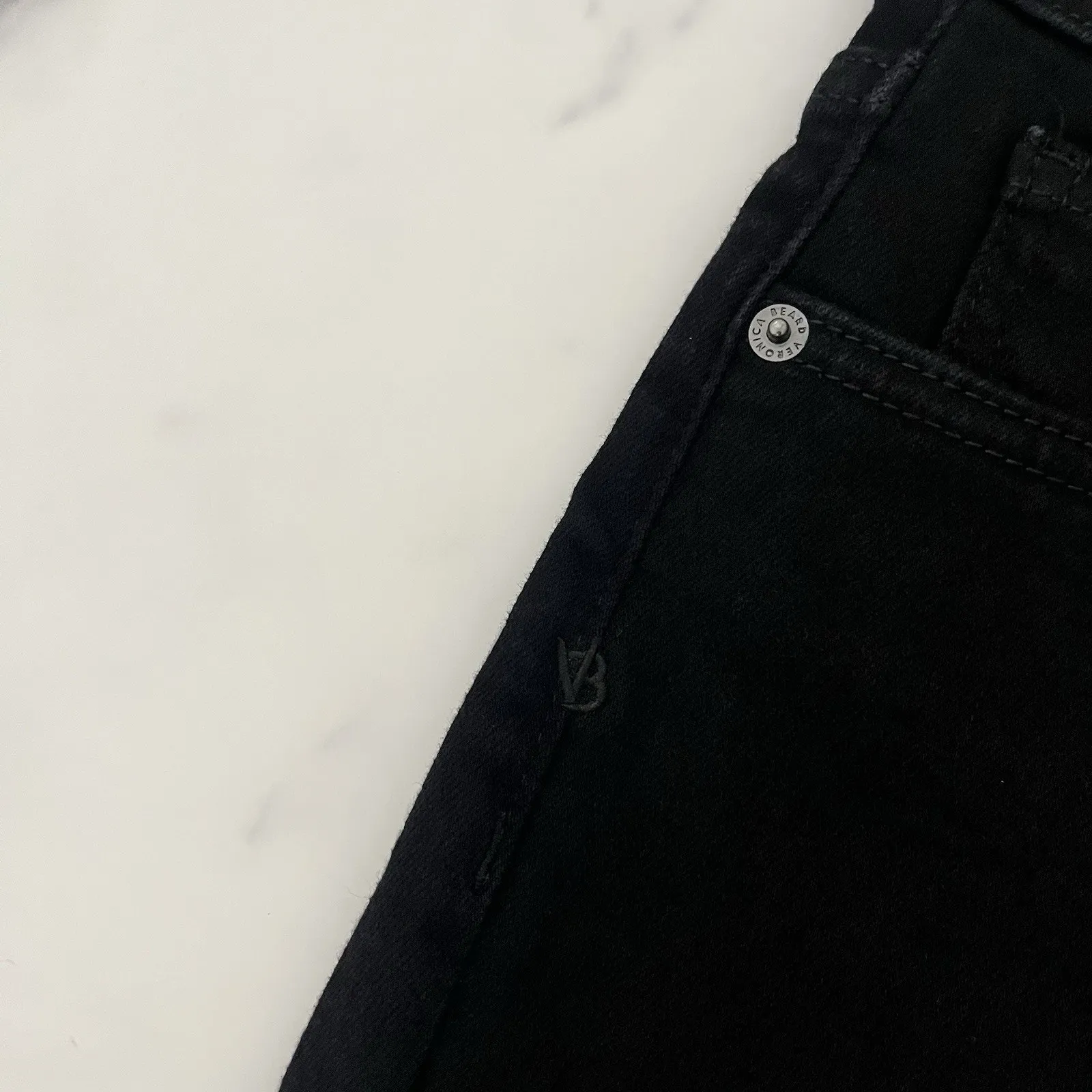 Veronica Beard Maera skinny Jans Onix Black Size 27 classic chic minimalist - Image 12