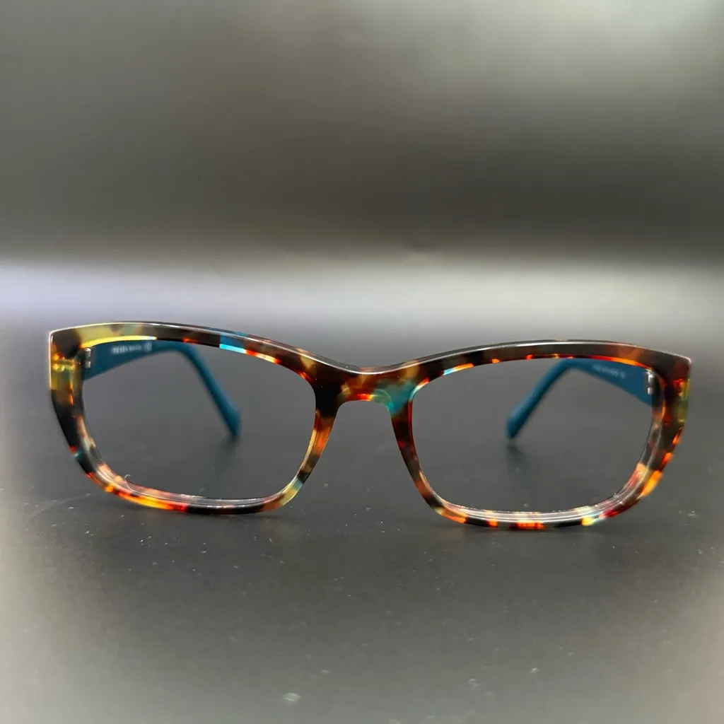 PRADA VPR 18O NAG-101 Blue Brown Tortoise 54-18-135 Eyeglass Frame - Image 6