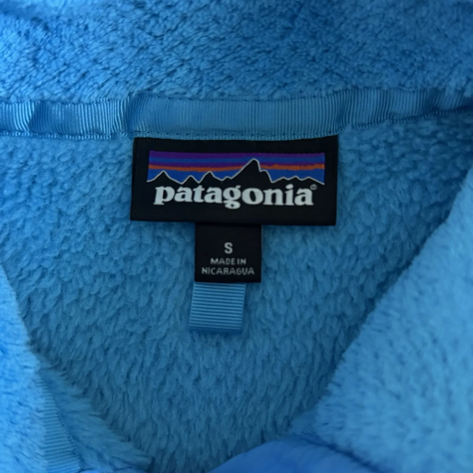 Patagonia Re-Tool Snap-T Ultramarine Electron Blue XDye Polartec Fleece Pullover - Image 4