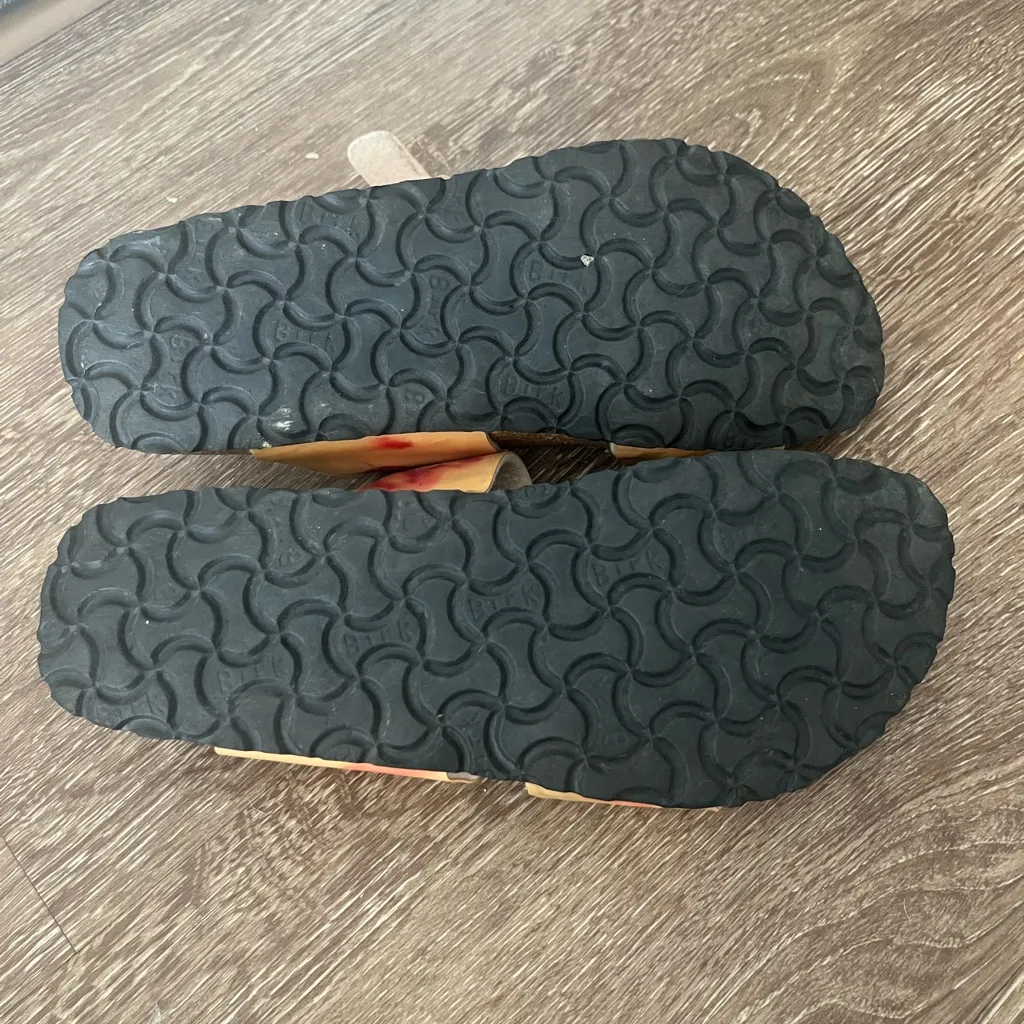 Birkenstock Papillio Sandals pink orange size 39 - Image 7