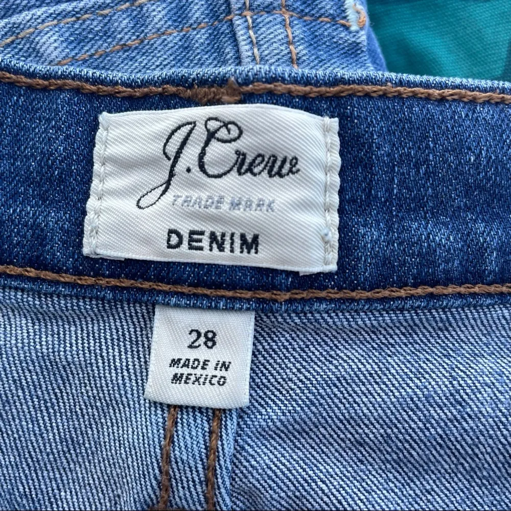 J Crew Women’s Shorts Denim Blue Jean Fray Frayed Hem 28 - Image 10